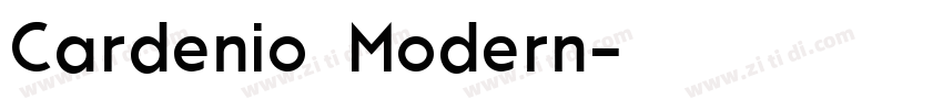 Cardenio Modern字体转换